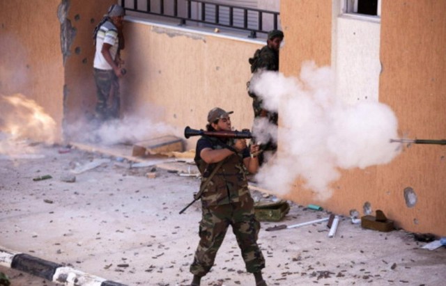 Interim Authority Forces Target Sirte libye