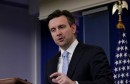 White House Press Secretary Josh Earnest speaks during a daily press briefing at the White House