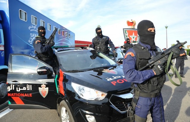 شرطة مغربية  police marrocaine