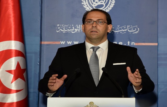 TUNISIA-POLITICS-GOVERNMENT youssef chahed