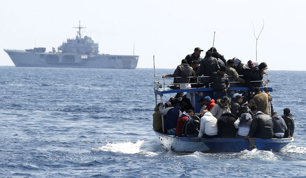 immigration  italye بحر  mediterrané  هجرة