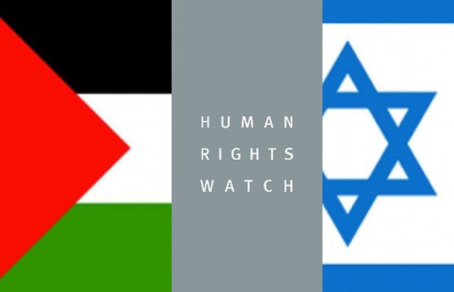human right watch israel palestine