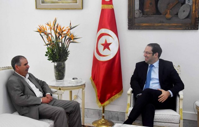 رئيس الحكومة يستقبل الأمين العام للاتحاد العام التونسي للشغل_