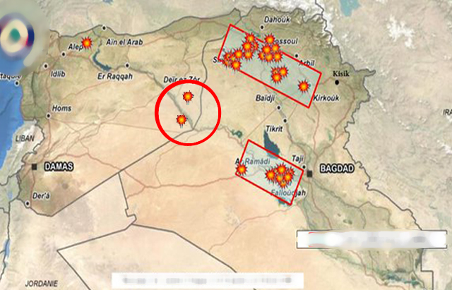 غارات جوية عراقية تستهدف تنظيم داعش في سورية