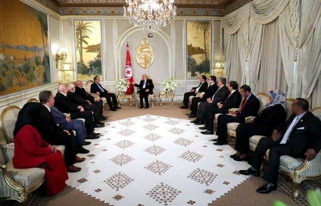 ‎لقاء رئيس الجمهورية مع رئيس المجلس الأعلى للدولة بليبيا‎