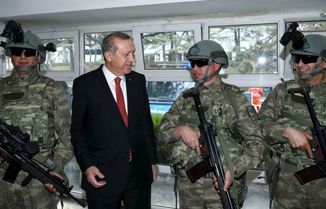 اردوغان مع الجيش