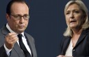 François Hollande et Marine Le Pen