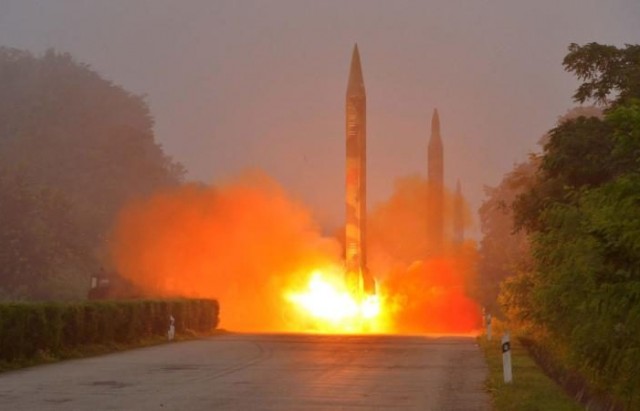 إطلاق كوريا الشمالية أربعة صواريخ بالستية كورية الشمالية_1