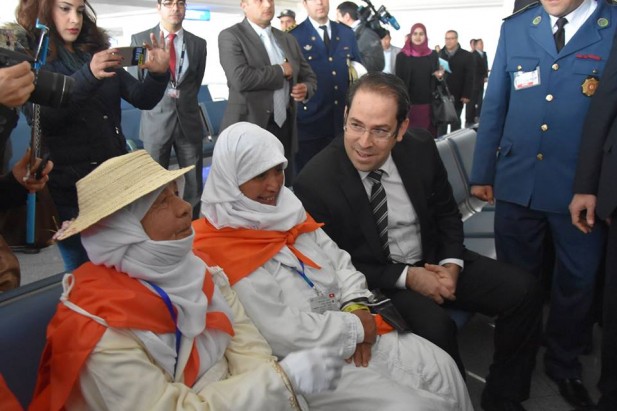 رئيس الحكومة يوسف الشاهد بمطار جربة جرجيس‎ (5)