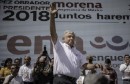 Mexican Presidential candiate Andres Manuel Lopez Obrador campaigns in Ciudad Juarez