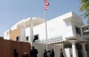 تصاعد نيران كثيفة من مقر السفارة الأمريكية في طرابلس