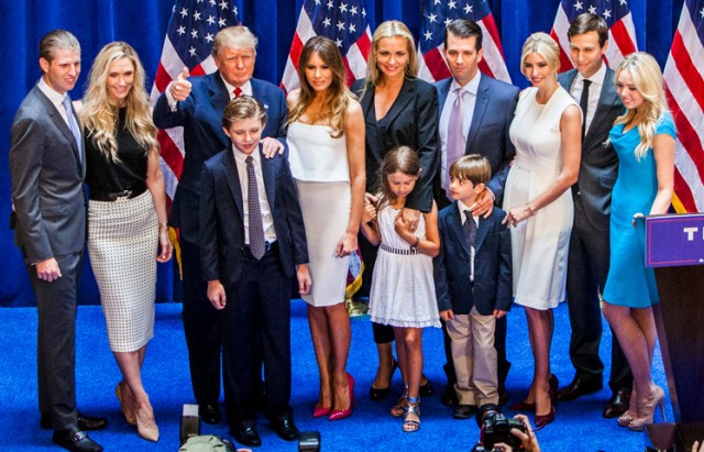 ترامب و عائلته