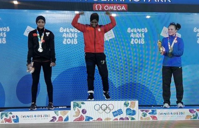 غفران بلخير تهدي تونس ميدالية ذهبية في اولمبياد الشباب