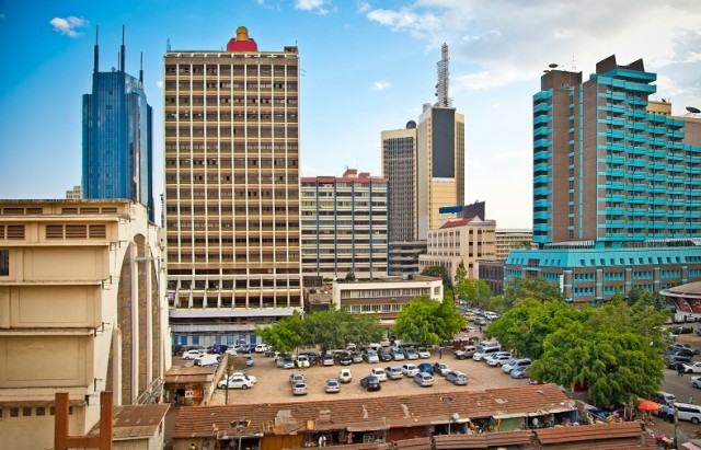 Nairobi, the capital city of Kenya. Afrcia.