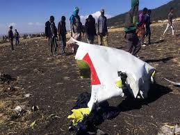 تحطم طائرة اثيوبية