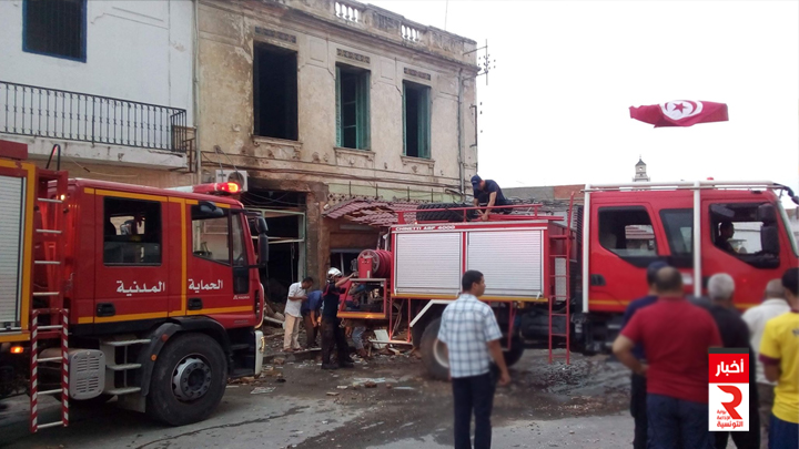 وفاة شخص اثر انفجار قارورة غاز بمقهى15-07