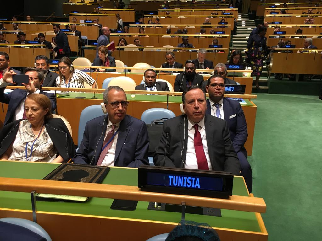 الجهيناوي يشارك في نيويورك في افتتاح أشغال الدورة 74 للجمعية العامة للأمم المتحدة