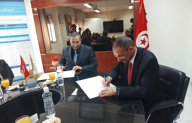 اتفاقية شراكة إطارية بين الإذاعة التونسية والوكالة العقارية الصناعية