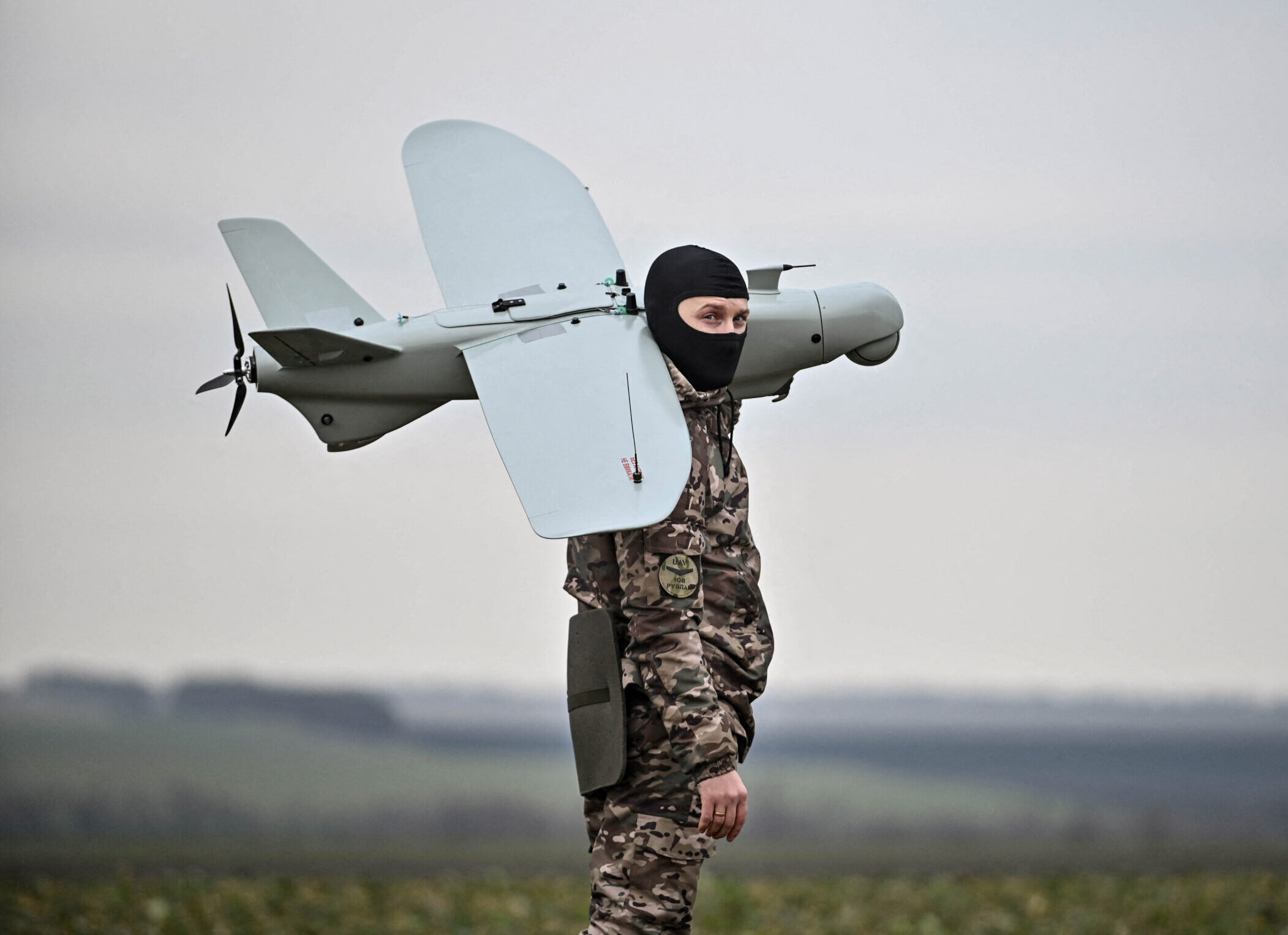 Aerial reconnaissance servicemen of 108th Territorial Defence Brigade - Ukraine