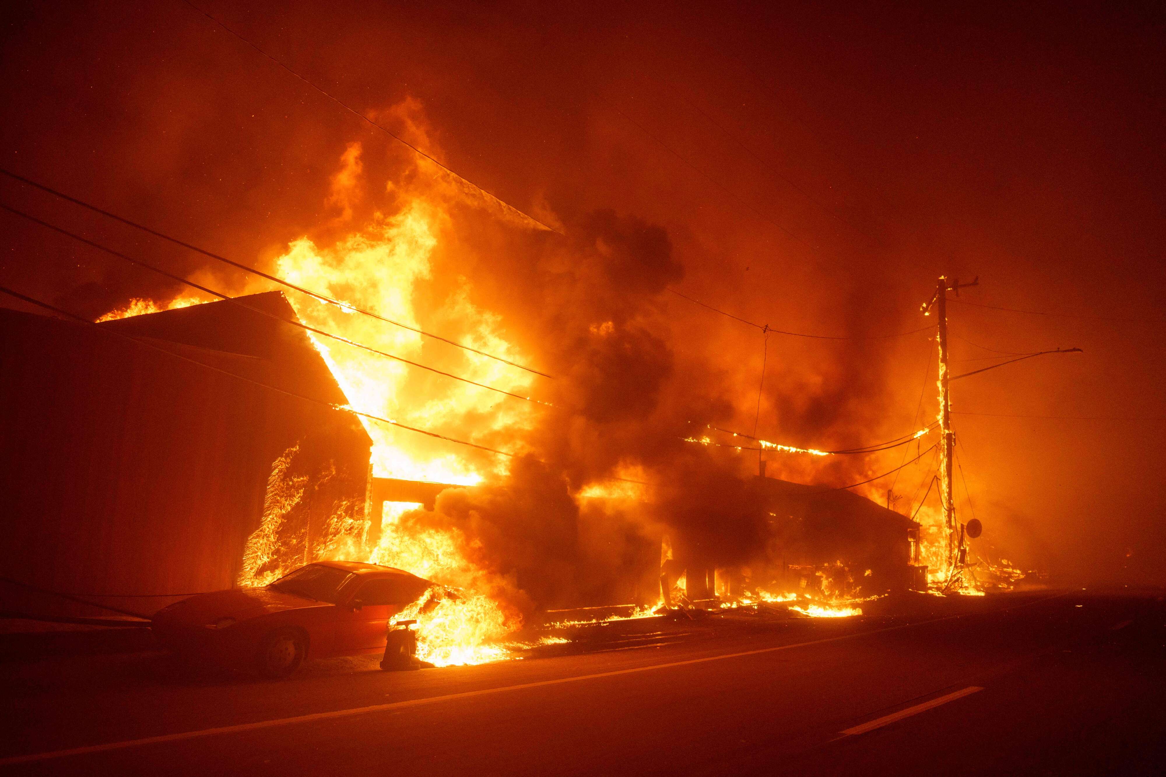 Powerful Winds Fuel Multiple Fires Across Los Angeles Area